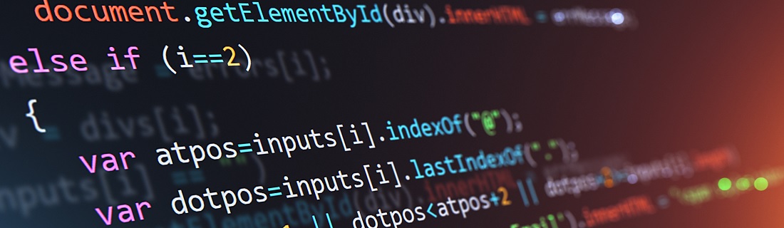 Fragment kodu HTML i JavaScript na ekranie